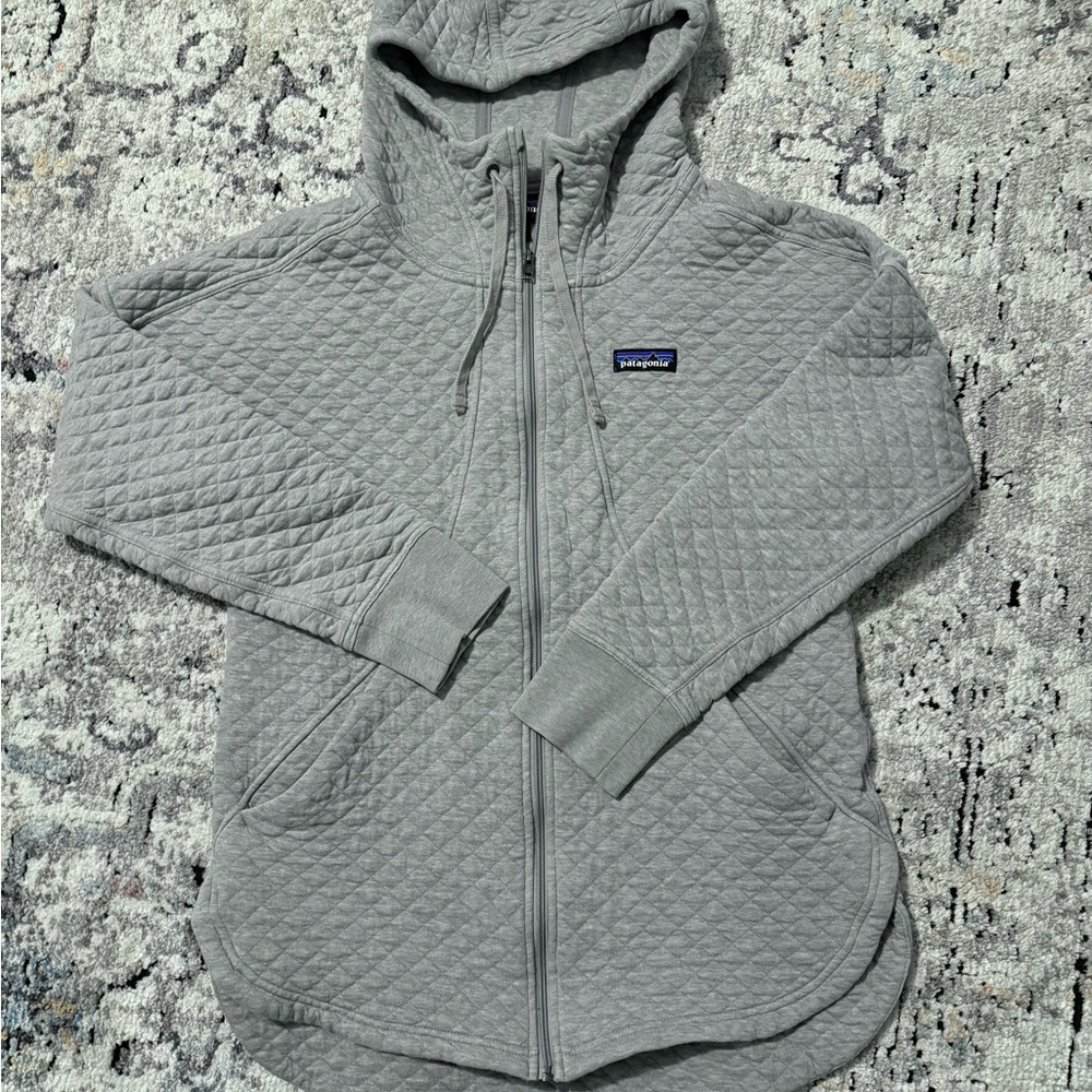 Patagonia Gray Quilted Hoodie